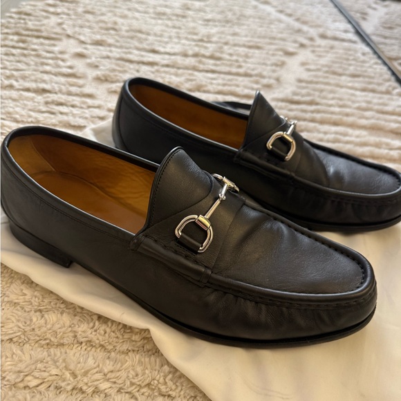 Gucci 1953 Horsebit Loafer Black Leather Men’s Size 10